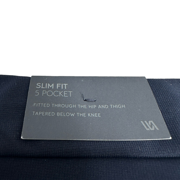 VRST Pants Men’s 32 x 34 Navy Blue 5-Pockets Golf Straight Classic Slim Fit New - Picture 5 of 10